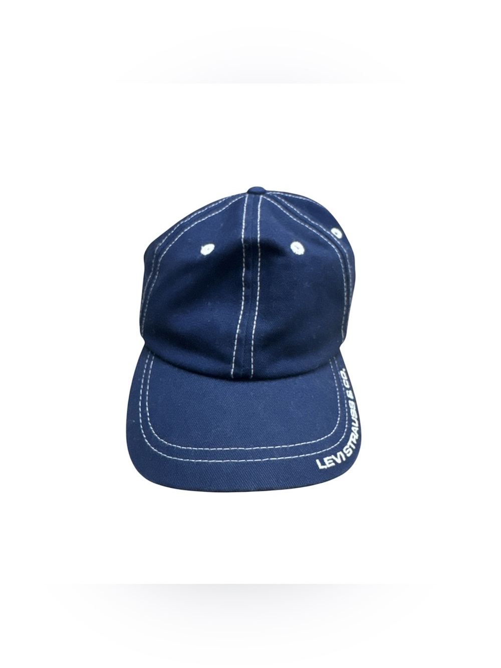 Levi's Navy Blue Cap with White Stitching